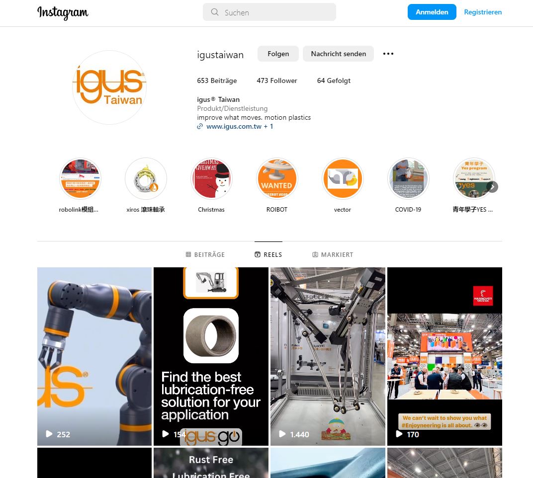 igus Youtube page